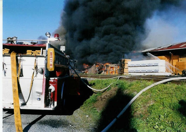 Musselman Lumberyard Fire... May 1994.